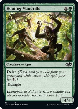Hooting Mandrills (671) [J22] - MTG Single