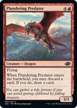Plundering Predator (37) [J22] - MTG Single