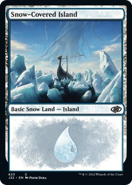 Snow-Covered Island (833) [J22] - MTG Single