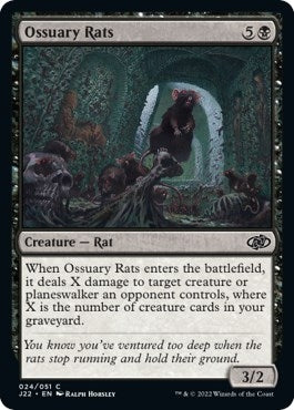 Ossuary Rats (24) [J22] - MTG Single