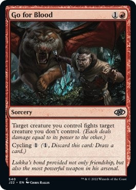 Go for Blood (540) [J22] - MTG Single