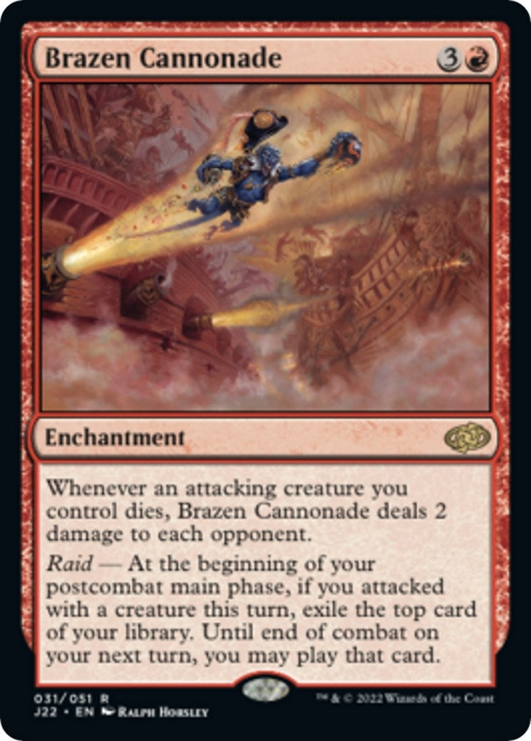 Brazen Cannonade (31) [J22] - MTG Single
