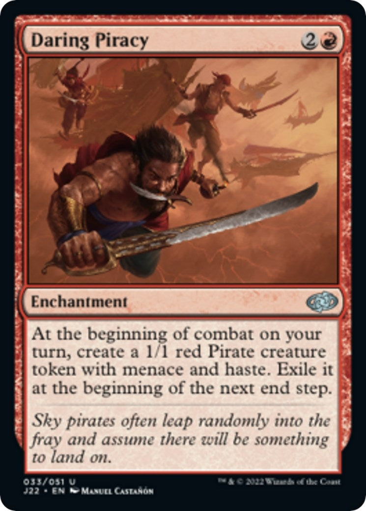Daring Piracy (33) [J22] - MTG Single