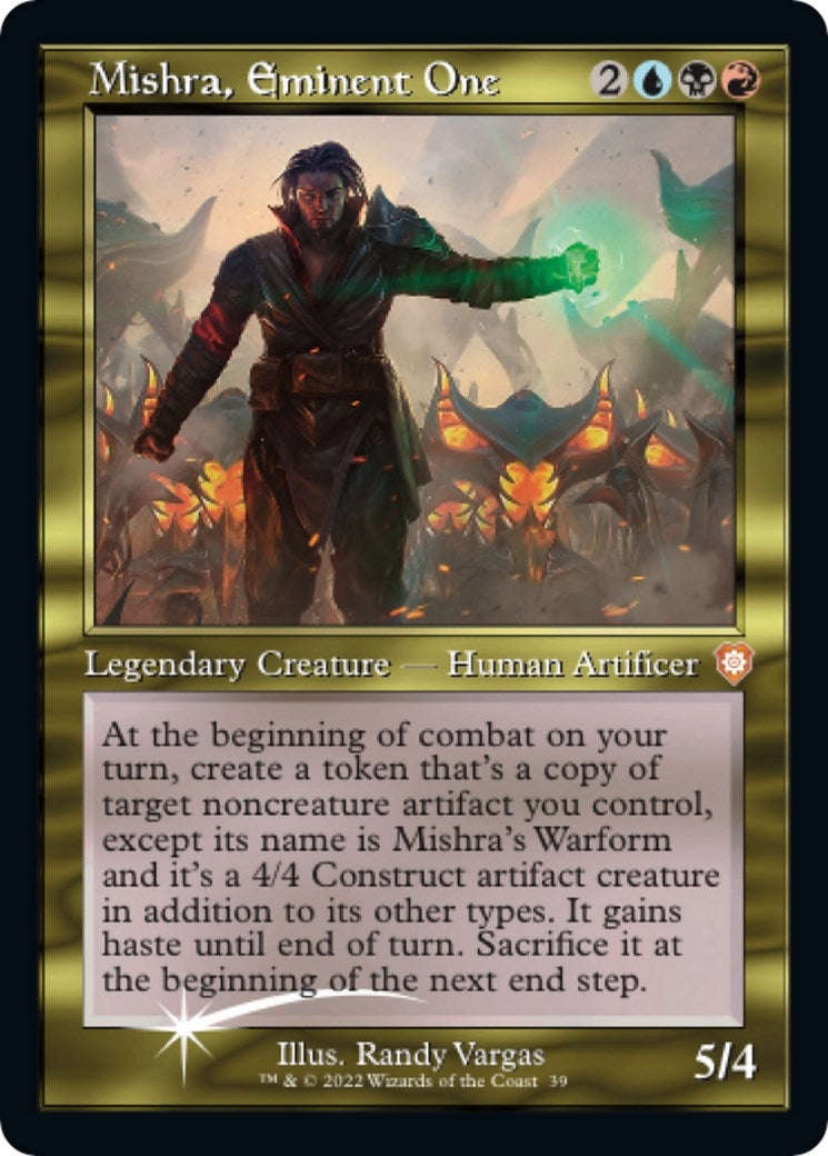 Mishra Eminent One (Display Commander) - Thick Stock (39) [BRC] - MTG Single