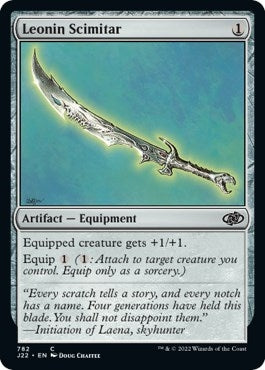 Leonin Scimitar (782) [J22] - MTG Single