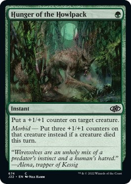 Hunger of the Howlpack (674) [J22] - MTG Single