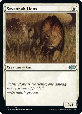 Savannah Lions (237) [J22] - MTG Single