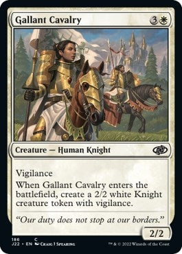 Gallant Cavalry (186) [J22] - MTG Single