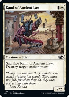 Kami of Ancient Law (203) [J22] - MTG Single