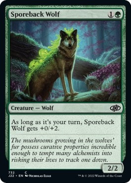 Sporeback Wolf (732) [J22] - MTG Single