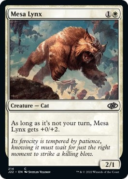 Mesa Lynx (214) [J22] - MTG Single