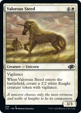 Valorous Steed (264) [J22] - MTG Single
