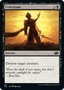 Eviscerate (412) [J22] - MTG Single