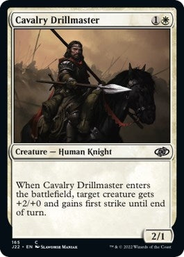 Cavalry Drillmaster (165) [J22] - MTG Single