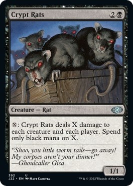 Crypt Rats (392) [J22] - MTG Single