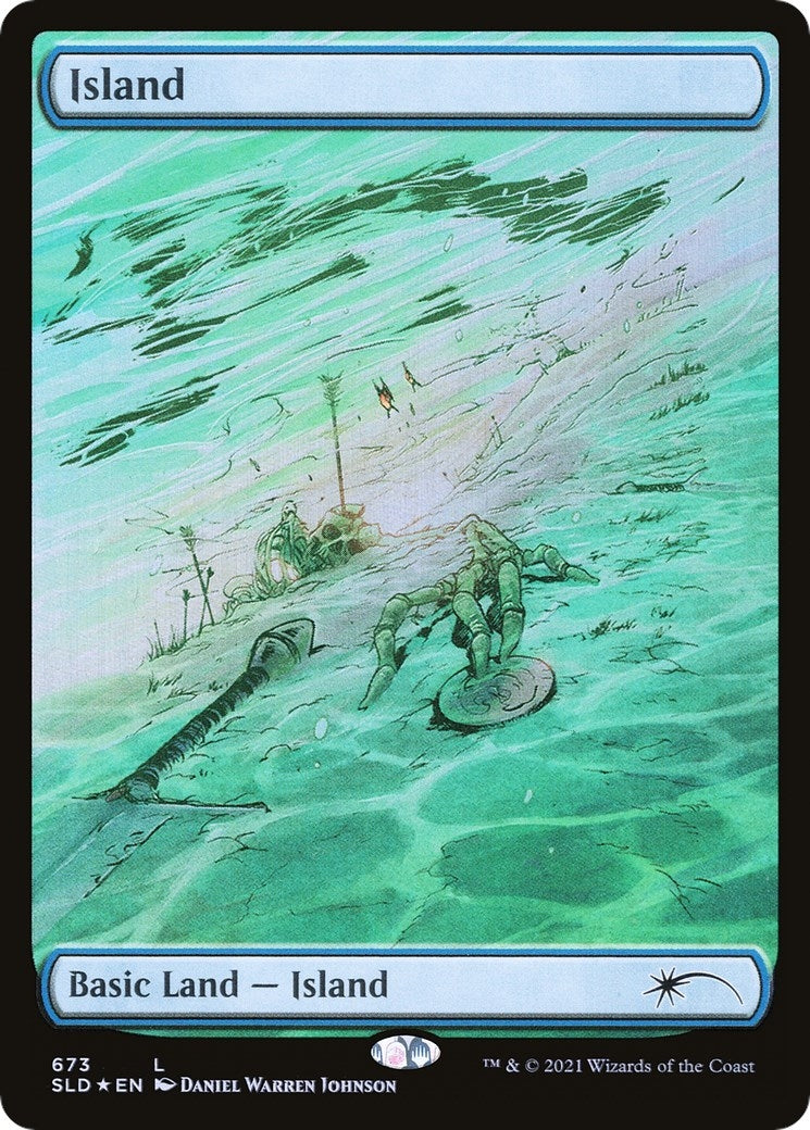 Island (673) (673) [SLD] - MTG Single