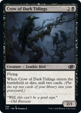 Crow of Dark Tidings (390) [J22] - MTG Single