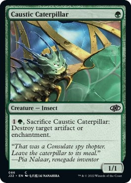Caustic Caterpillar (86) [J22] - MTG Single