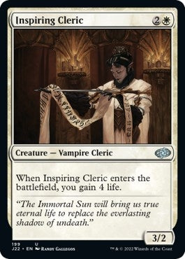 Inspiring Cleric (199) [J22] - MTG Single