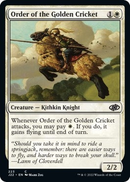 Order of the Golden Cricket (223) [J22] - MTG Single