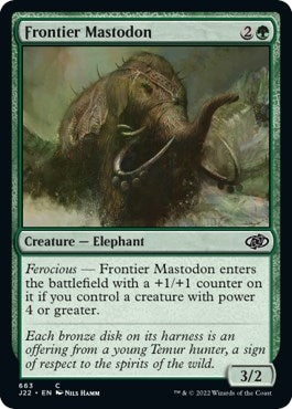 Frontier Mastodon (663) [J22] - MTG Single