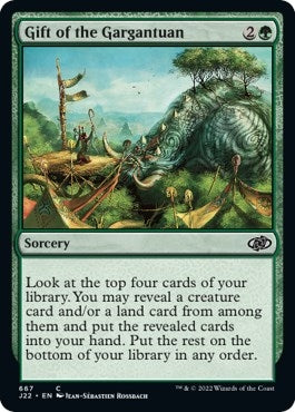 Gift of the Gargantuan (667) [J22] - MTG Single