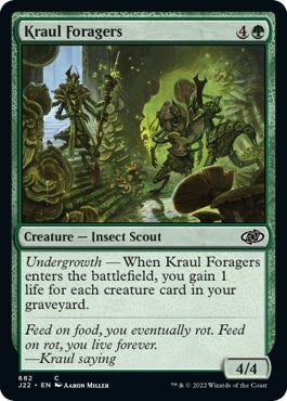 Kraul Foragers (682) [J22] - MTG Single