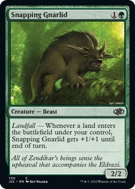 Snapping Gnarlid (730) [J22] - MTG Single