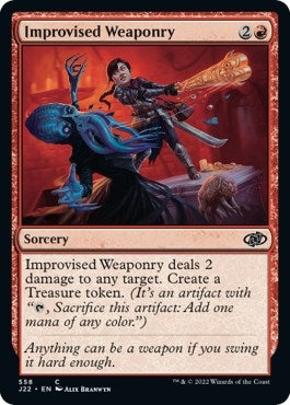 Improvised Weaponry (558) [J22] - MTG Single