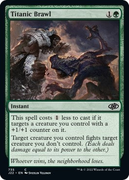 Titanic Brawl (735) [J22] - MTG Single