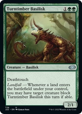Turntimber Basilisk (736) [J22] - MTG Single