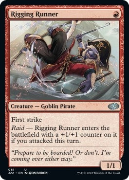 Rigging Runner (81) [J22] - MTG Single