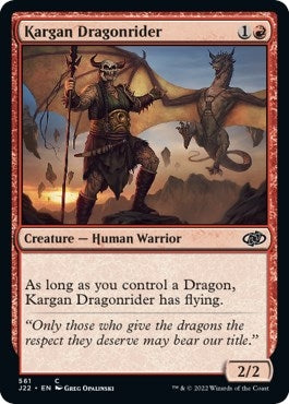Kargan Dragonrider (561) [J22] - MTG Single