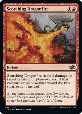 Scorching Dragonfire (596) [J22] - MTG Single