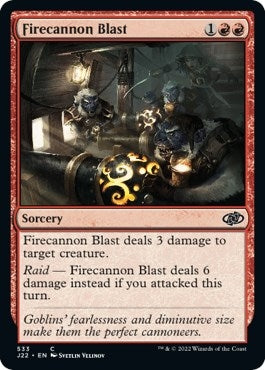 Firecannon Blast (533) [J22] - MTG Single