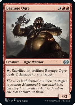 Barrage Ogre (496) [J22] - MTG Single