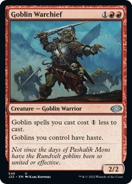 Goblin Warchief (548) [J22] - MTG Single