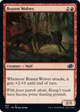 Brazen Wolves (507) [J22] - MTG Single