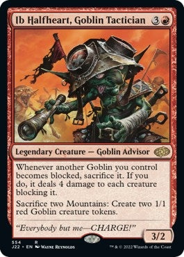 Ib Halfheart Goblin Tactician (554) [J22] - MTG Single