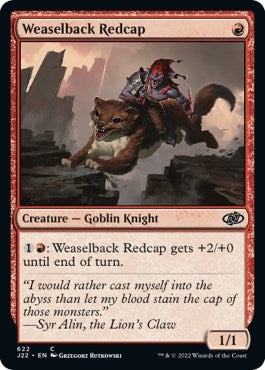 Weaselback Redcap (622) [J22] - MTG Single