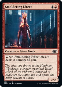 Smoldering Efreet (600) [J22] - MTG Single