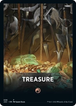 Treasure Theme Card (0) [J22] - MTG Single