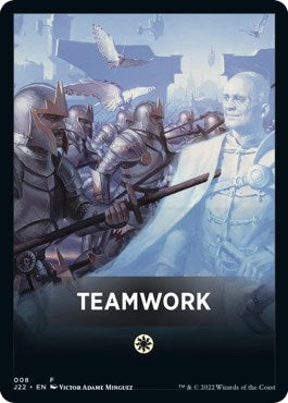 Teamwork Theme Card (0) [J22] - MTG Single