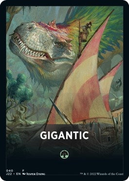 Gigantic Theme Card (0) [J22] - MTG Single