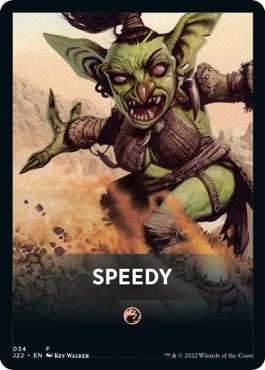 Speedy Theme Card (0) [J22] - MTG Single
