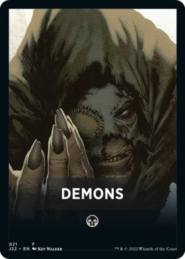 Demons Theme Card (0) [J22] - MTG Single