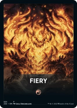Fiery Theme Card (0) [J22] - MTG Single