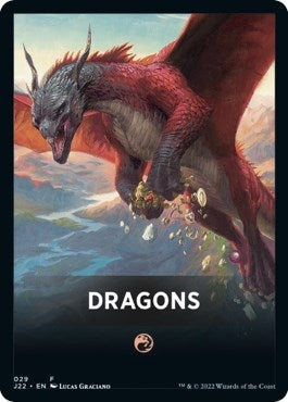 Dragons Theme Card (0) [J22] - MTG Single