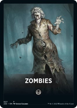 Zombies Theme Card (0) [J22] - MTG Single