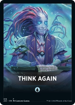 Think Again Theme Card (0) [J22] - MTG Single